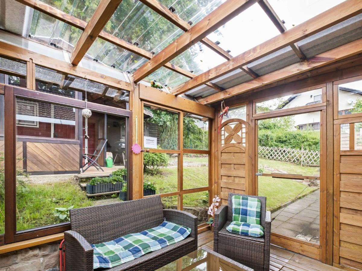 Idyllic Bungalow In Feusdorf With Forest View Exteriör bild